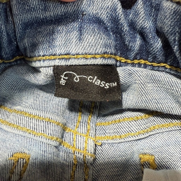 Art Class Stylish Blue Distressed Denim Jeans - Picture 8 of 9